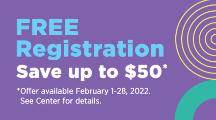 Promotion: Free Registration - Save up to $50 on enrollment until February 28
