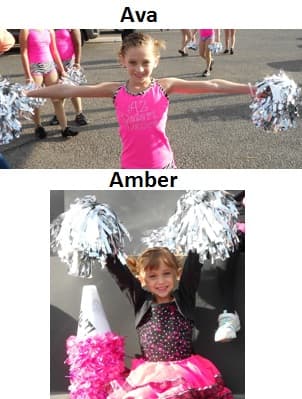 Ava, 9 and Amber, 4 - Instructor, Kathy Leano 5-1-2012