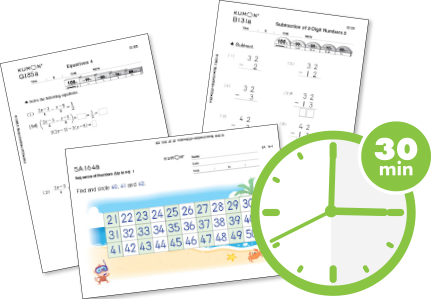 Kumon Standard Completion Time Chart Math