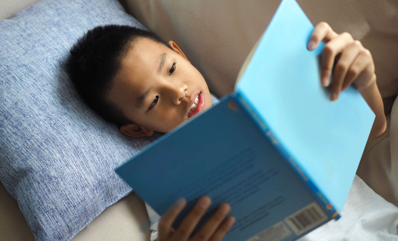 boy reading