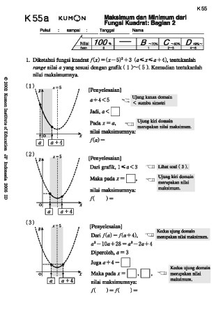 Math worksheets studied in various countries─Indonesian