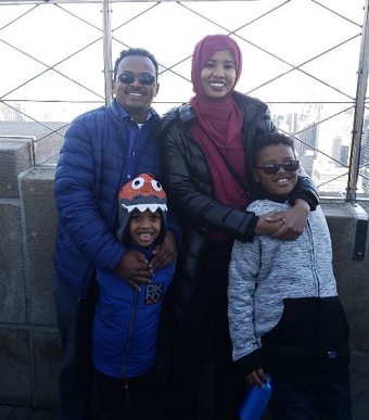 Ifrah Aydid and family