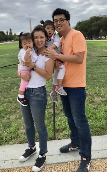 EJ Cho and family