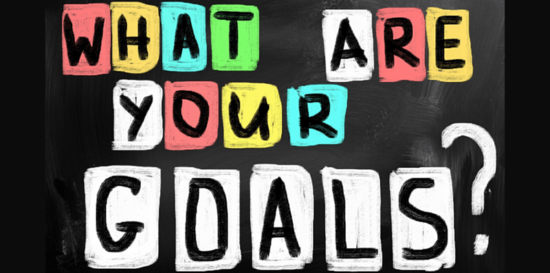what are your goals? graphic to encourage goal setting for kids