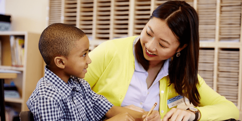 Young Boy with Instructor