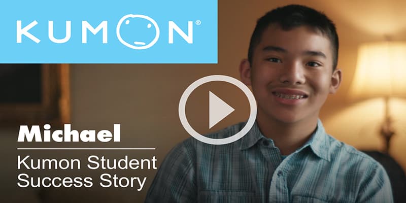 Meet Michael, a 12-year-old Studying Advanced Algebra after One Year in Kumon