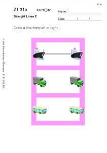 Straight lines task