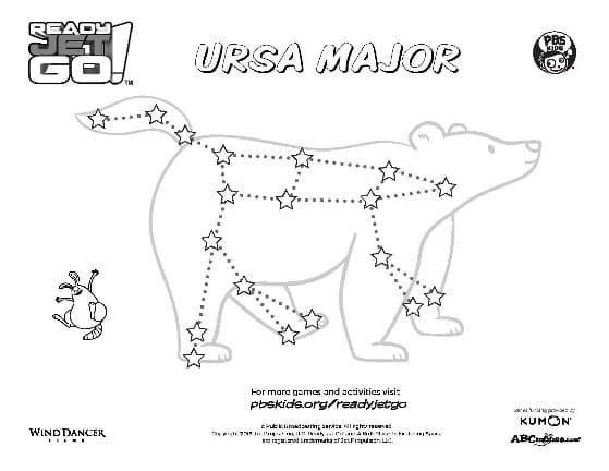 Ursa Major Connect the Stars activity from PBS Kids