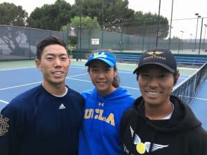 Ena with her brothers.