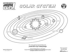 Ready Jet Go Solar System Coloring Worksheets