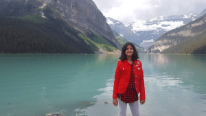 Laiba visiting Banff