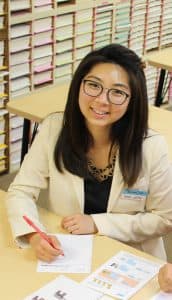 Jennifer at her Kumon Center