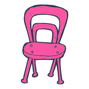 pink chair