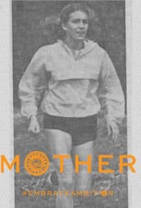 Ann runs in a windbreaker and shorts as a young woman