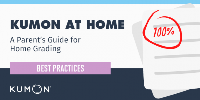 Kumon At Home: A Parent's Guide for Home Grading [Infographic]