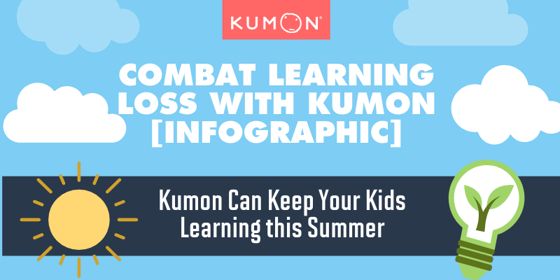 banner graphic for Combat Learning Loss with Kumon [Infographic] post