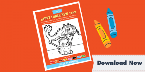 Kumon’s Lunar New Year Color-by-Number Activity