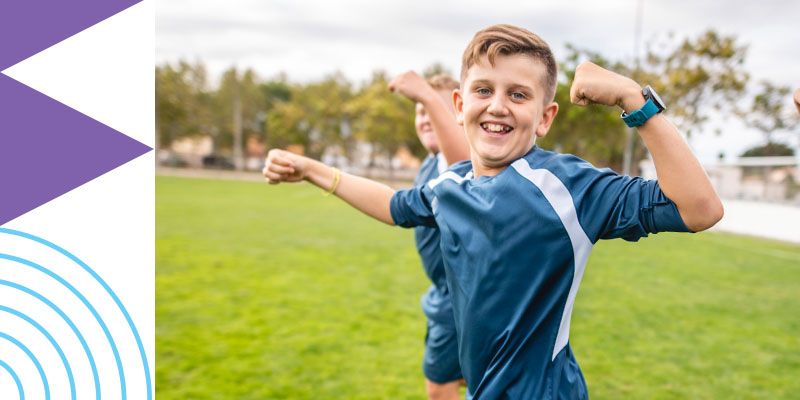 Student enjoying afterschool activity