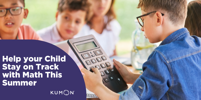 Child with calculator