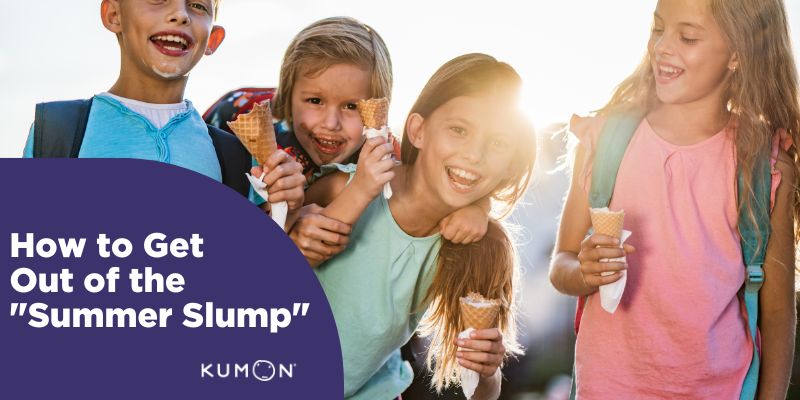 Children eating ice cream