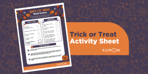 Trick Or Treat Math Games Activity Sheet