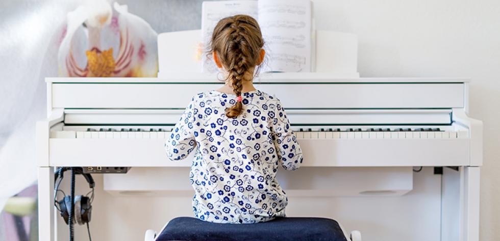 Girl Playing Piano