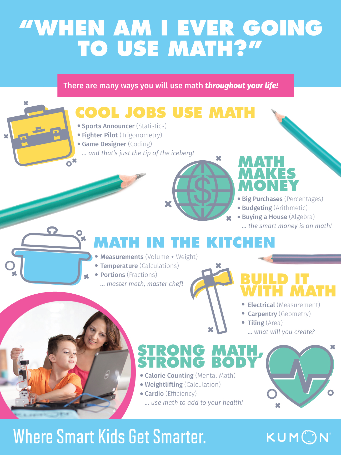 Inspire a love of math in your kids
