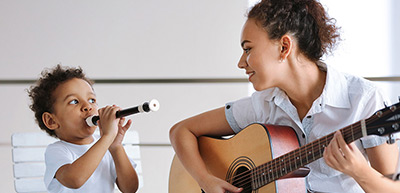 why not try playing music with your child?