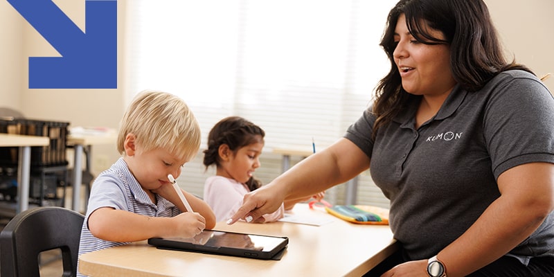 an instructor helps an early learner to build their Social-emotional readiness