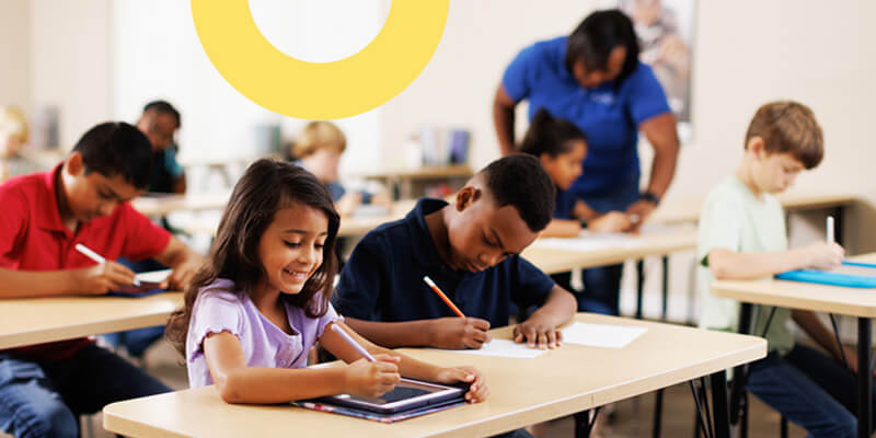 Students at a Kumon Center